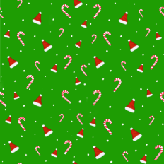 Candy cane pattern - Green