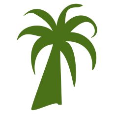 STYLIZED Palm Tree Design