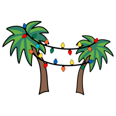 Christmas Palm Tree