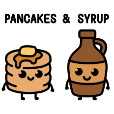 Pancakes & Syrup