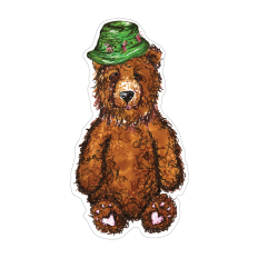 Papa Bear with Fishing Hat | Father's Day Bear