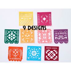 Papel Picado Bundle - 9 Fiesta, Day of the Dead Designs