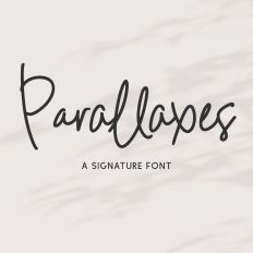 Parallaxes Script Font