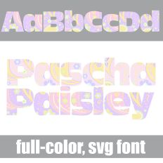 Pascha Paisley Color Font