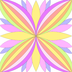 Flower pastel pattern paper on a white background