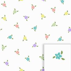 Pastel Tiny Ditsy Floral Printable background