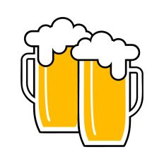 Beer Glasses clipart
