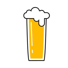 Beer pint clipart