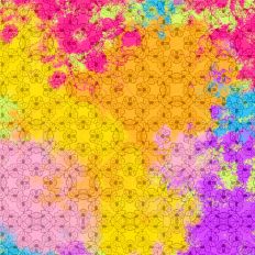 Color Splash Printable Pattern, Scrapbook Paper, Floral Junk Journal Page, Vibrant Craft Pattern for Paper Crafts