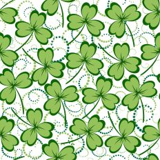 Shamrock background pattern