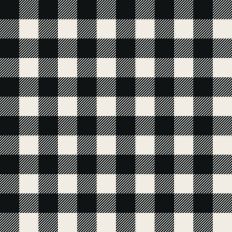 White and black buffalo plaid