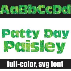 Patty Day Paisley Color Font