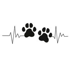 Paw Prints Heartbeat