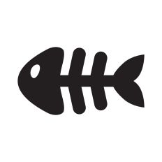 Fish skeleton