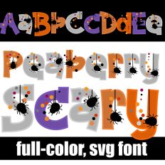 Peaberry Scary Color Font