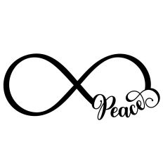 Peace Infinity Word