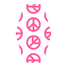 Peace Motel Keychain SVG | Motel Keychain Design