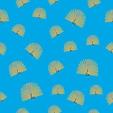 Peacock pattern paper turquoise background