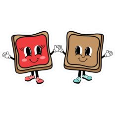 Peanut Butter Jam PB&J Hey Sugar Valentine’s Day Print and Cut