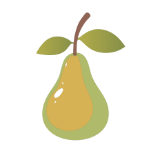 Pear Die Cut
