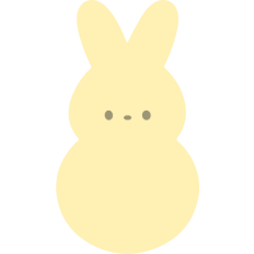 easter peep yellow