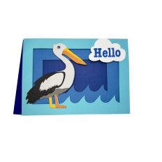 Pelican Hello Card