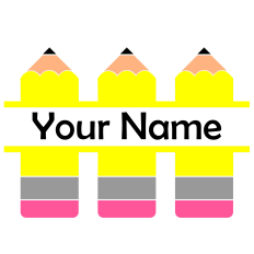 PENCIL NAME DESIGN