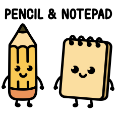 Pencil & Notepad