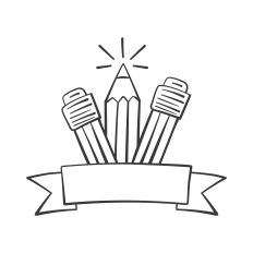 Pencil banner