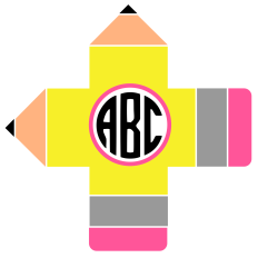 PENCIL MONOGRAM