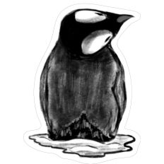 Cute Penguin Looking To The Side
