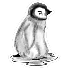 Cute Sleepy Penguin