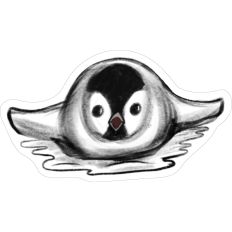 Cute Sliding Penguin