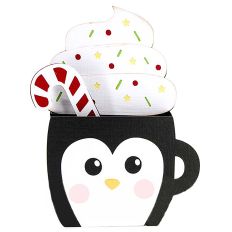 Cocoa Mug Penguin Box Card