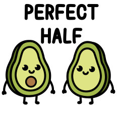 Perfect Half Avocado