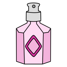 Pink Perfume Bottle