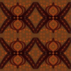 Ornate Geometric Persian Floral Background