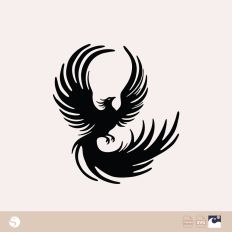 Risen Phoenix Silhouette