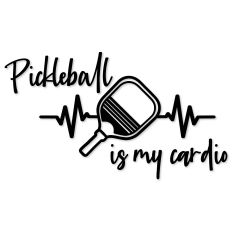 Pickleball is My Cardio, Paddle Heartbeat