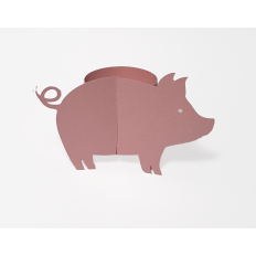 Pretty Pig Napkin Ring