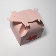 Pretty Pig Petal Box
