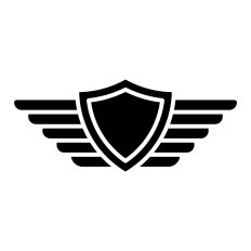 Shield and Pilot Wings