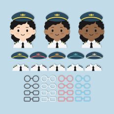 Airplane Pilot Girl
