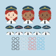 Airplane Pilot Girl