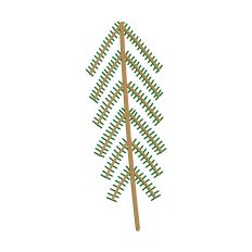 Christmas Decoration Pine Leaves  