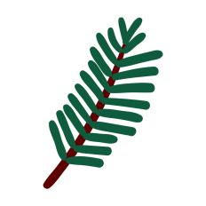 Christmas Decoration Pine Leaves  