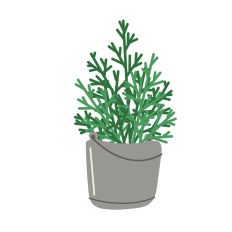 Christmas Decoration Pine Leaves  