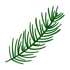 Christmas Decoration Pine Leaves  