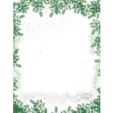 Christmas Pine Tree Card - Holiday Season Background 