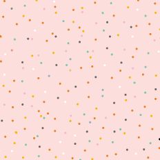 Pink Dots Halloween Background Pattern
